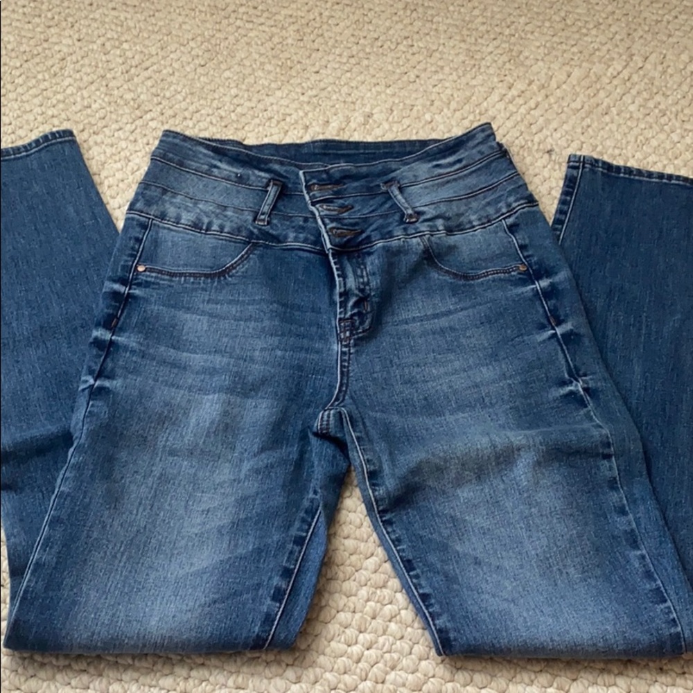 high waited skinny jeans